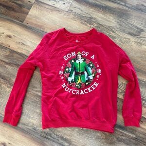 ELF Red Son of a Nutcracker Sweatshirt